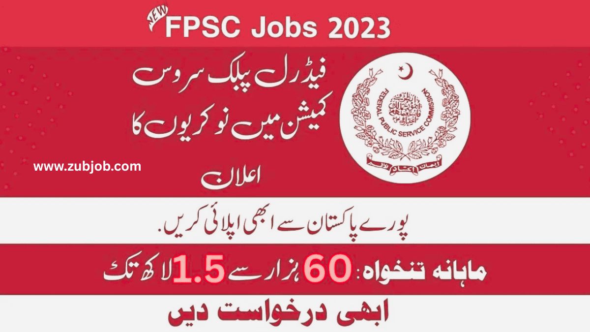 Great FPSC Jobs Pakistan Federal Public Service Commission 2026